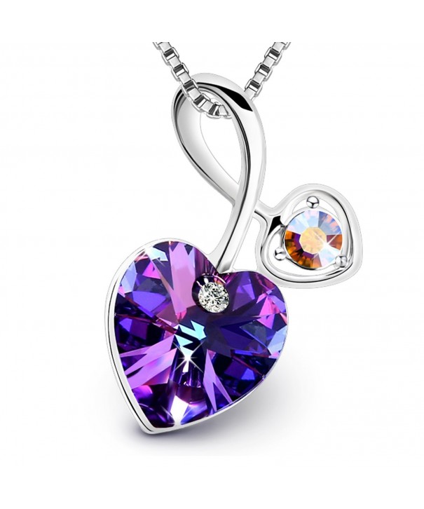 Pendant Necklace PLATO Romantic Swarovski