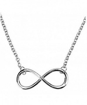 CHOP Silver Plated Infinity Necklace