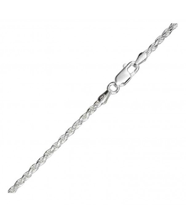 Sterling Silver Chain Womens Necklace