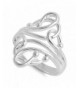 Fashion Abstract Sterling Silver RNG14974 9