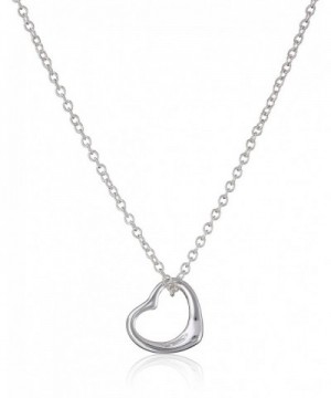 Sterling Silver Floating Pendant Necklace