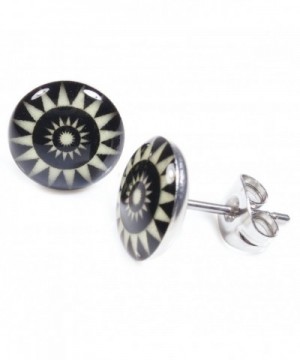 Pair Stainless Steel Flower Earrings