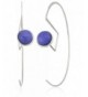 Danielle Nicole Silver Purple Earrings