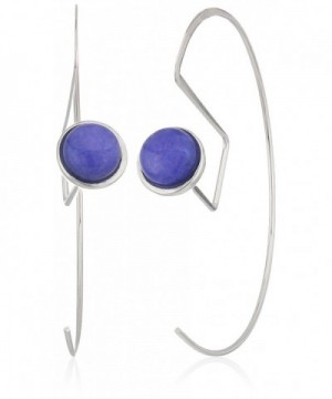 Danielle Nicole Silver Purple Earrings