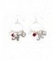 Alabama Crimson Austrian Crystal Earrings