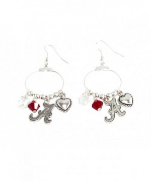 Alabama Crimson Austrian Crystal Earrings