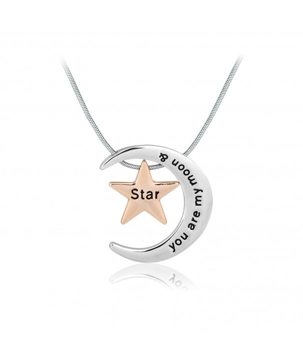 Mothers Pendant Necklace Engraved Girlfriend