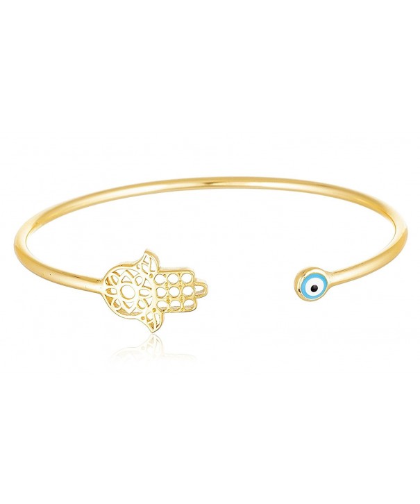 Sterling Silver Hamsa Bracelet Vermeil