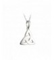 Solvar Small Trinity Necklace Silver