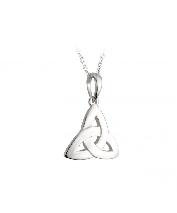 Solvar Small Trinity Necklace Silver