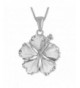 Sterling Silver Hibiscus Necklace Extender