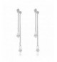 Sterling Teardrop Zirconia Earrings earrings