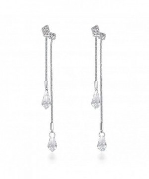 Sterling Teardrop Zirconia Earrings earrings