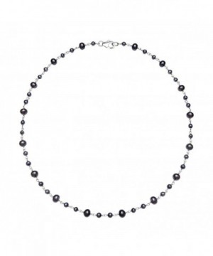 Sterling 3 5 5mm Cultured Freshwater Necklace