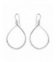 Hammered Teardrop Sterling Silver Earrings