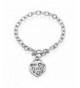 Womens Stainless Engraved Sister bracelet