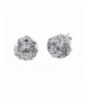 Sterling Silver Womens Earrings Zirconia