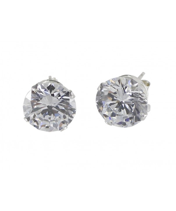 Sterling Silver Womens Earrings Zirconia