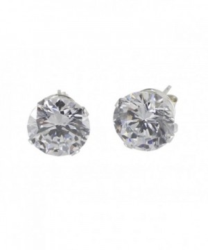 Sterling Silver Womens Earrings Zirconia