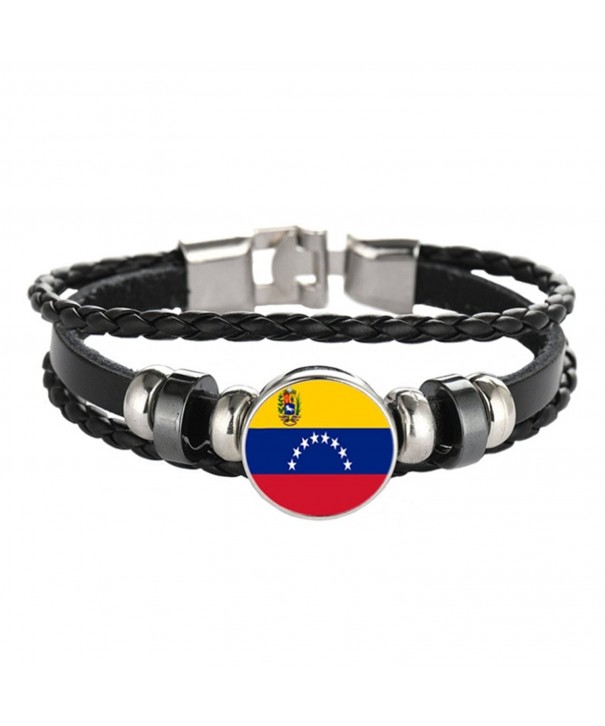 Patriotic bracelet Ukraine Braided Venezuela