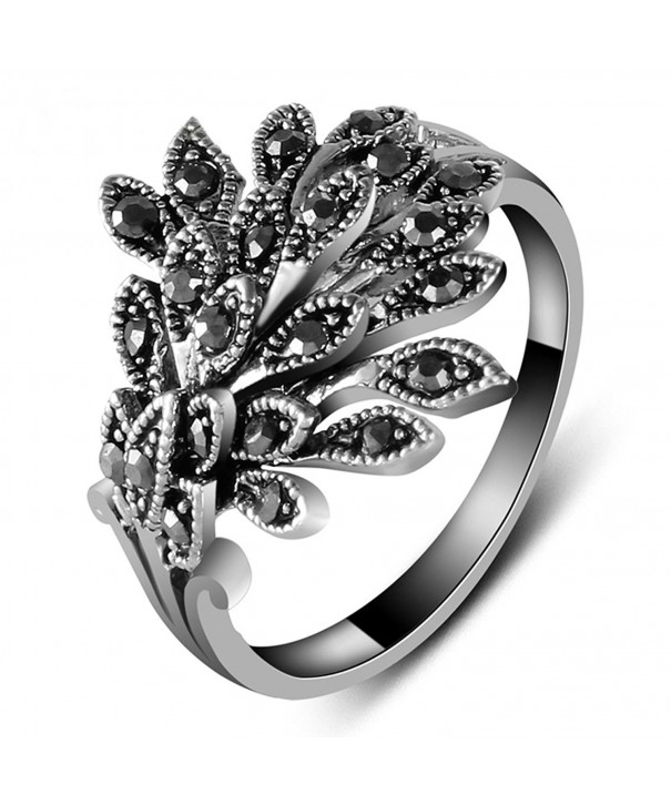 Yfnfxl Marcasite Rhinestone Statement Cocktail