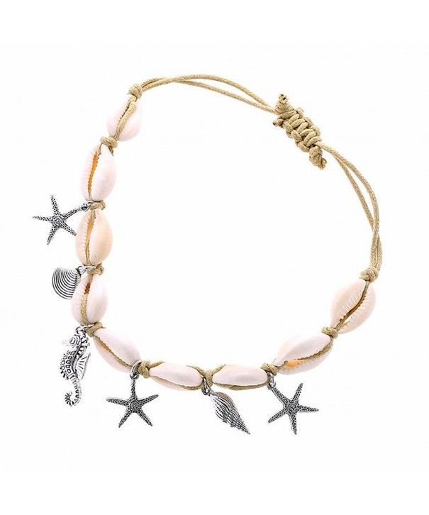 INSANEY Starfish Charm Turquoise Anklet