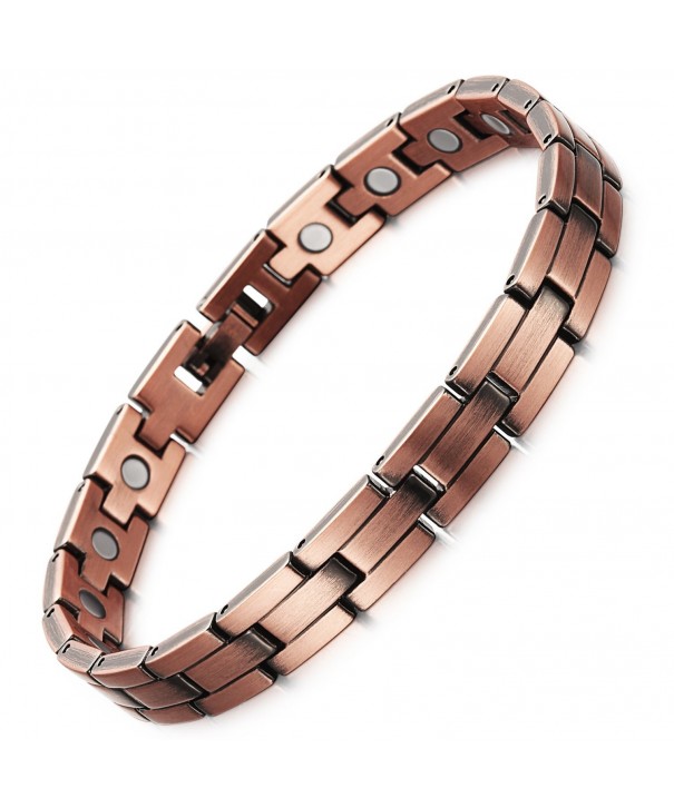 Mens Womens Magnetic Copper Bracelets for Arthritis Wristband ...