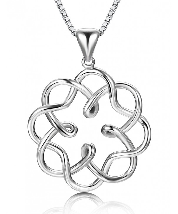 FUNRUN JEWELRY Sterling Necklace Infinity