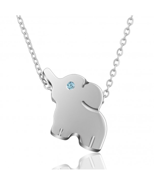 Elephant Pendant Necklaces Delicate AEONSLOVE