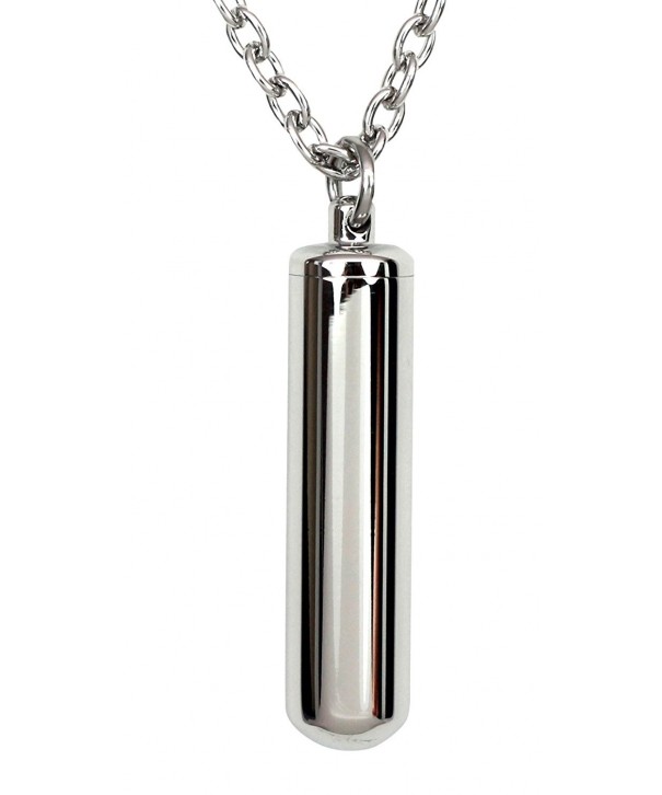 Capsule Necklace Stainless Cremation Jewelry