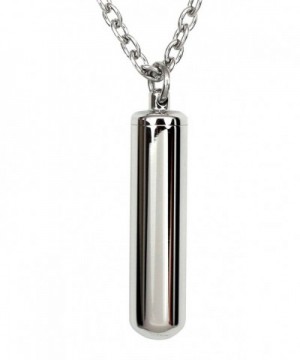 Capsule Necklace Stainless Cremation Jewelry