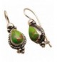 COPPER TURQUOISE Jewelry Earrings Silver
