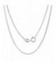 Sterling Silver Cuban Necklace Nickel