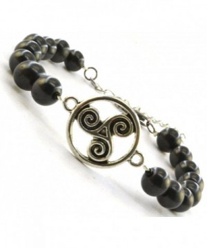 Shungite Bracelet Vintage Connectors Spirals