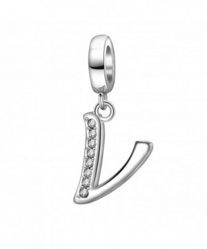 Alphabet Sterling Initial Bracelet Necklace