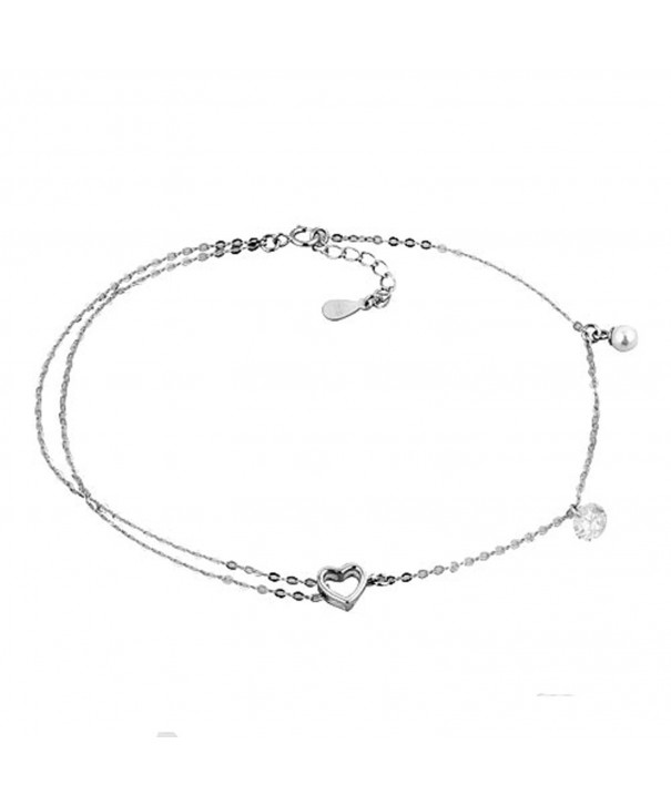 Corykeyes Sterling Silver Hearts Bracelet