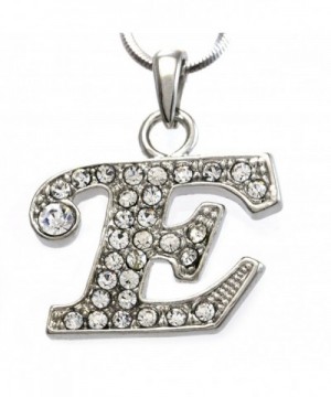 Initial Pendant Necklace Fashion Jewelry