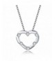 Necklace Sterling Pendant Zirconia Jewelry