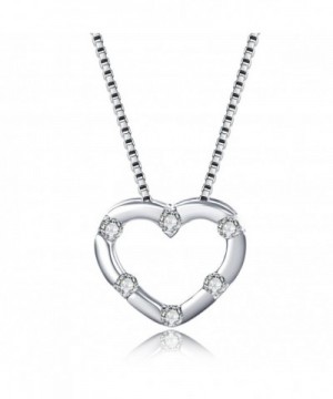 Necklace Sterling Pendant Zirconia Jewelry