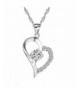 Sterling Forever Necklace Zirconia Engraved