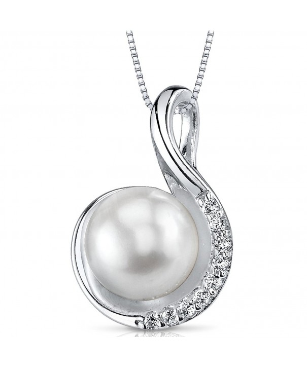 Freshwater Cultured Pendant Necklace Sterling