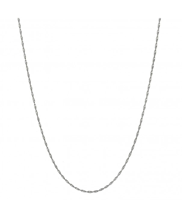 Sterling Silver Italian Twisted Necklace