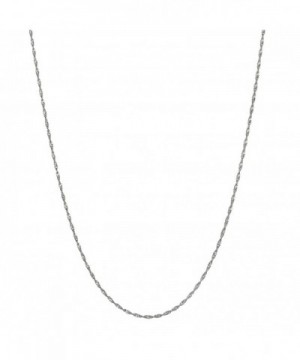 Sterling Silver Italian Twisted Necklace