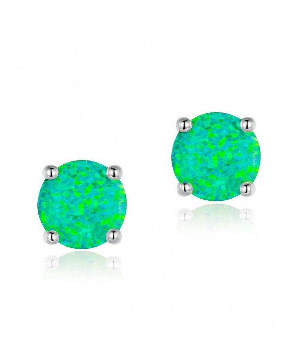 OPALTOP Green Earrings Plated Ladies