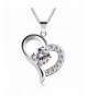 B Catcher Necklace Sterling Zirconia Valentines