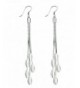 Sterling Silver Teardrop Dangling Earrings