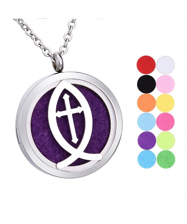 Aromatherapy Essential Diffuser Necklace Stainless