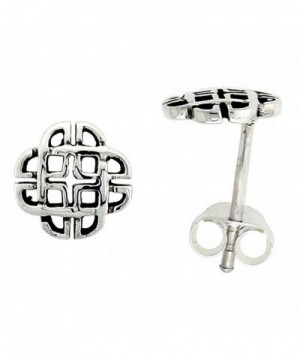 Sterling Silver Dara Celtic Earrings