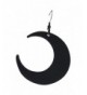 Restyle Occult Crescent Black Earrings