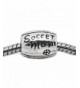 European Design Soccer Spacer Bracelet